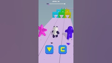 Best fun game ever (Blob Shifter 3D) Level 54 #shorts #youtubeshorts #gaming