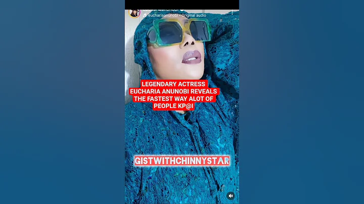 LEGENDARY NOLLYWOOD ACTRESS/EVANGELIST EUCHARIA ANUNOBI REVEALS THE FASTEST WAY ALOT OF PEOPLE KP@I