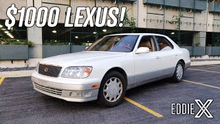 What Its Like To Own A $1000 Lexus LS400 With 200,000 Miles