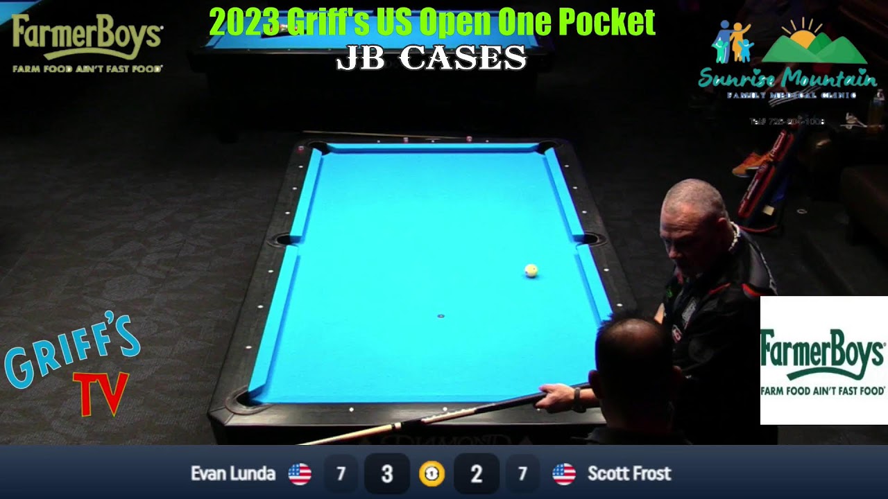 Day 2 of Griff's US Open One Pocket YouTube