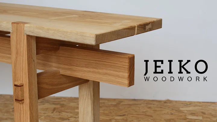 Making A Japanese-Inspired Wooden Bench With Hand-Cut Joinery