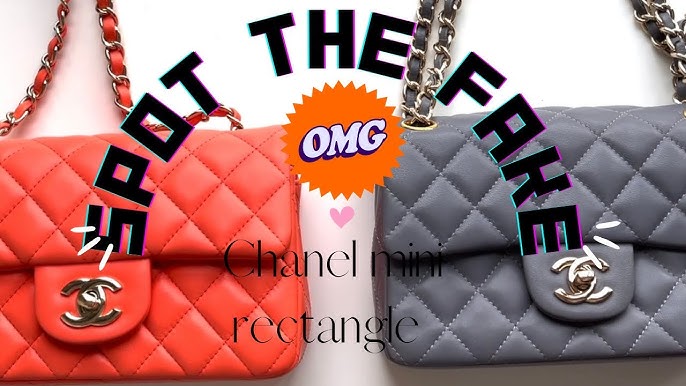 NEW ver. How to authenticate a CHANEL bag II: My perfect mini real vs fake  