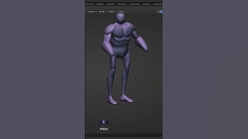 Sculpting in Blender - Stylized Dude #shorts