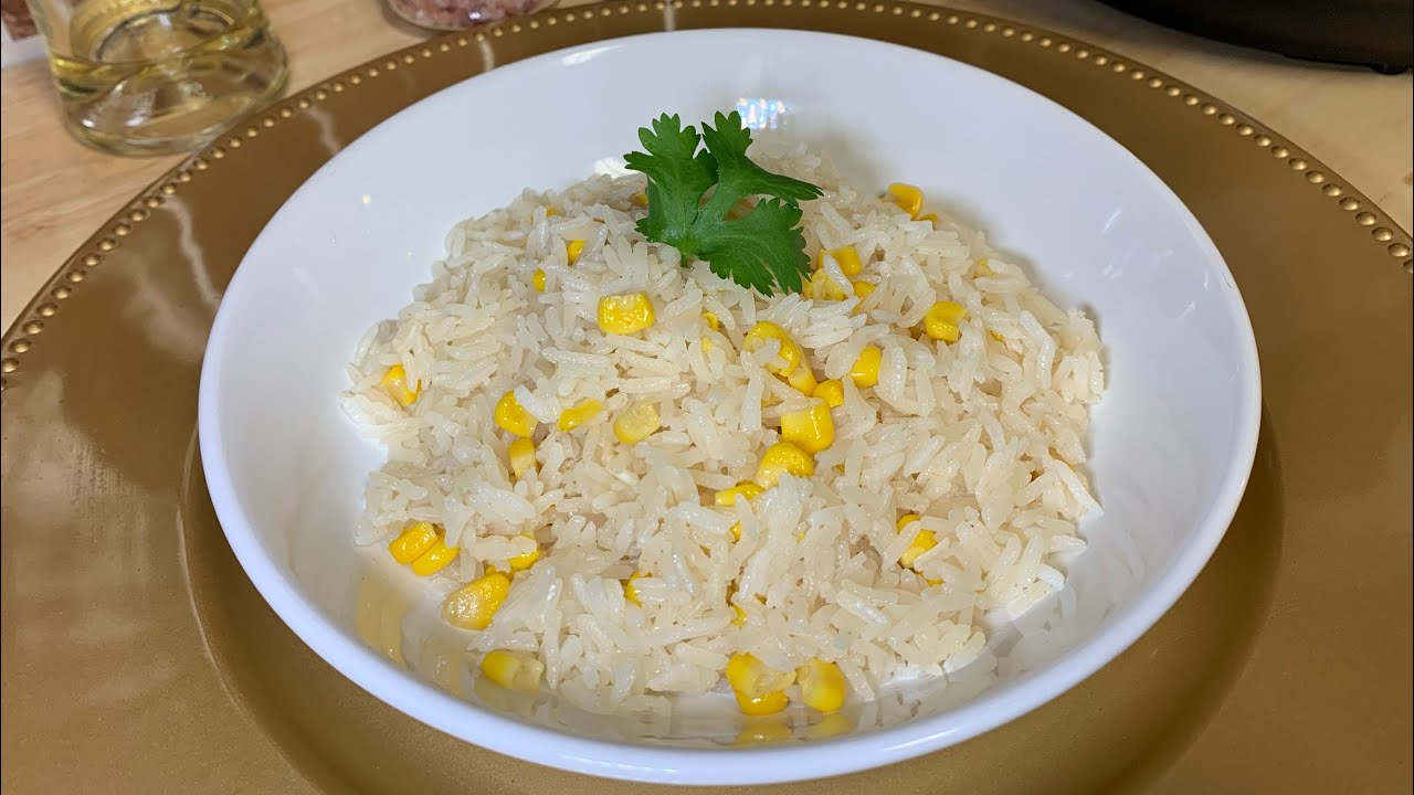 Delicioso arroz blanco en la instant pot