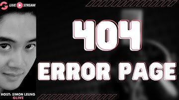 [GLIVE] NEW GroovePages Feature: 404 Error Page (Demo Video)