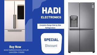 Haier refrigerator no frost 622IBG | Complete Review | Complete Range side by side | Hadi electronic