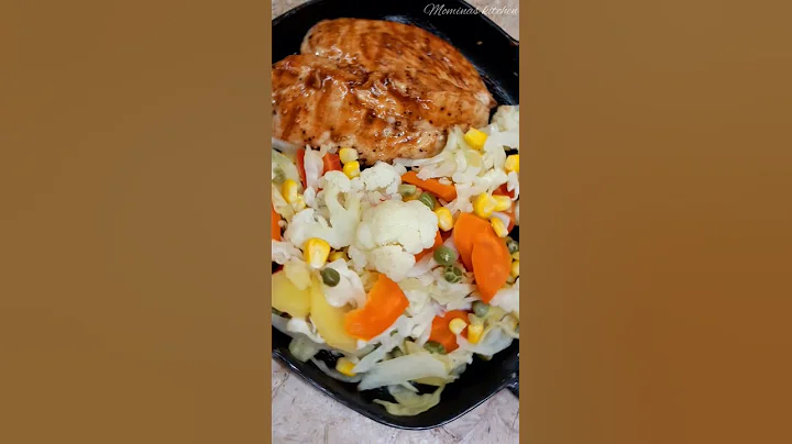 Chicken Steak Recipe | Quick Grilled Chicken steak 🐔with steamed Veges #shorts #youtubeshorts - DayDayNews