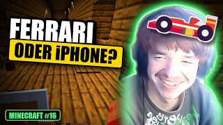 🏎️📱 FERRARI ODER iPHONE? | 30 lustige Geburtstags-Sprüche live vorgelesen | Minecraft Survival #16