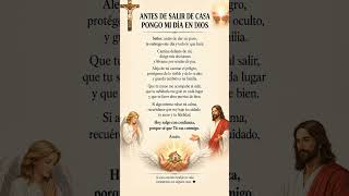 ANTES DE SALIR DE CASA HAZ ESTA ORACIÓN 🙏 #Oración #Dios #Fe