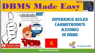 Inference Rules | Armstrong's Axioms | DBMS #dbms #databaseconcepts