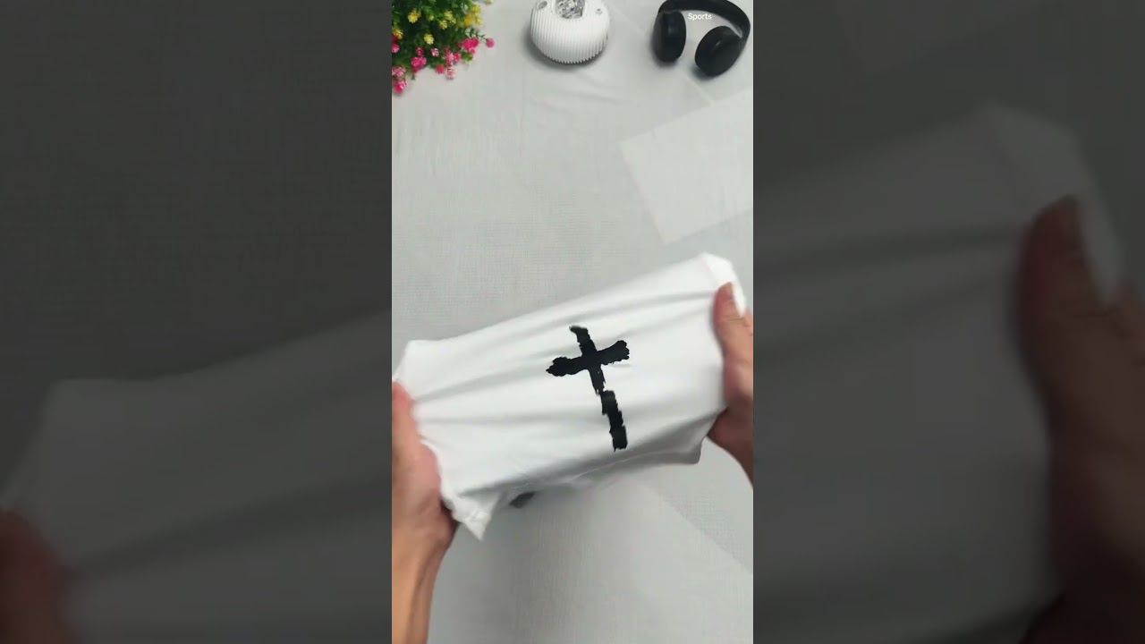 Versatile angel print sports shorts | 