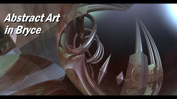 Bryce 7.1 Pro 3D Abstract Art Gallery