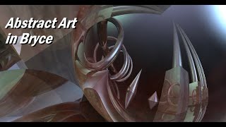 Bryce 7.1 Pro 3D Abstract Art Gallery