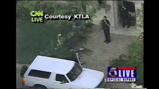OJ Simpson 1994 Media Coverage Compilation Part  6 - THE CHASE Continues - theVHSfiles