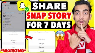 How To Share Snapchat Story For 1 Week | How To Share Snap Story For 7 Days screenshot 4