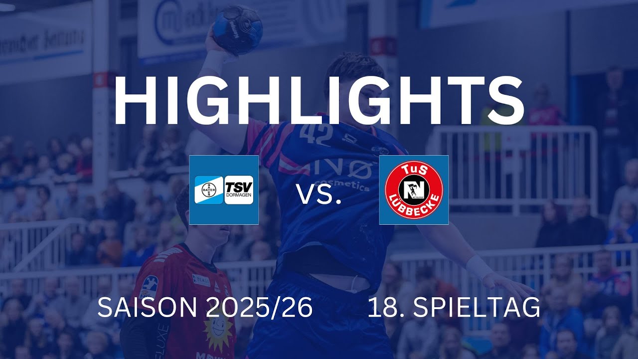 TSV Bayer Dormagen vs. TuS N-Lübbecke // 18. Spieltag // 2. Handball-Bundesliga