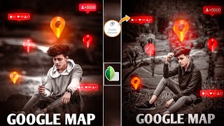 Google Map Photo Editing | Snapseed Background Colour Chenge | Snapseed Se Photo Editing Kaise kare