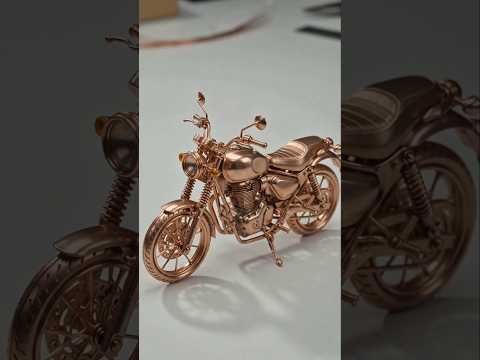 Royal Enfield Hunter 350! 😱 | DIY Wire Art #shorts #royalenfield #artandcraft
