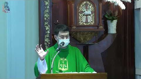 Giảng lễ Thứ Năm Tuần XXII Thường Niên | 6h00 | 02/09/2021 | Lm Anphongsô Trần Ngọc Hướng CSsR
