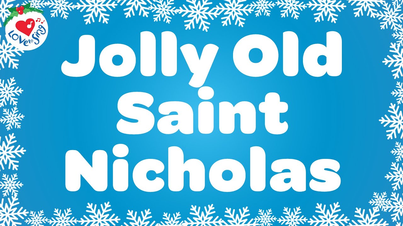 Jolly Old Saint Nicholas Christmas Karaoke 🎄🎤  Instrumental Christmas Song 🎅🎄