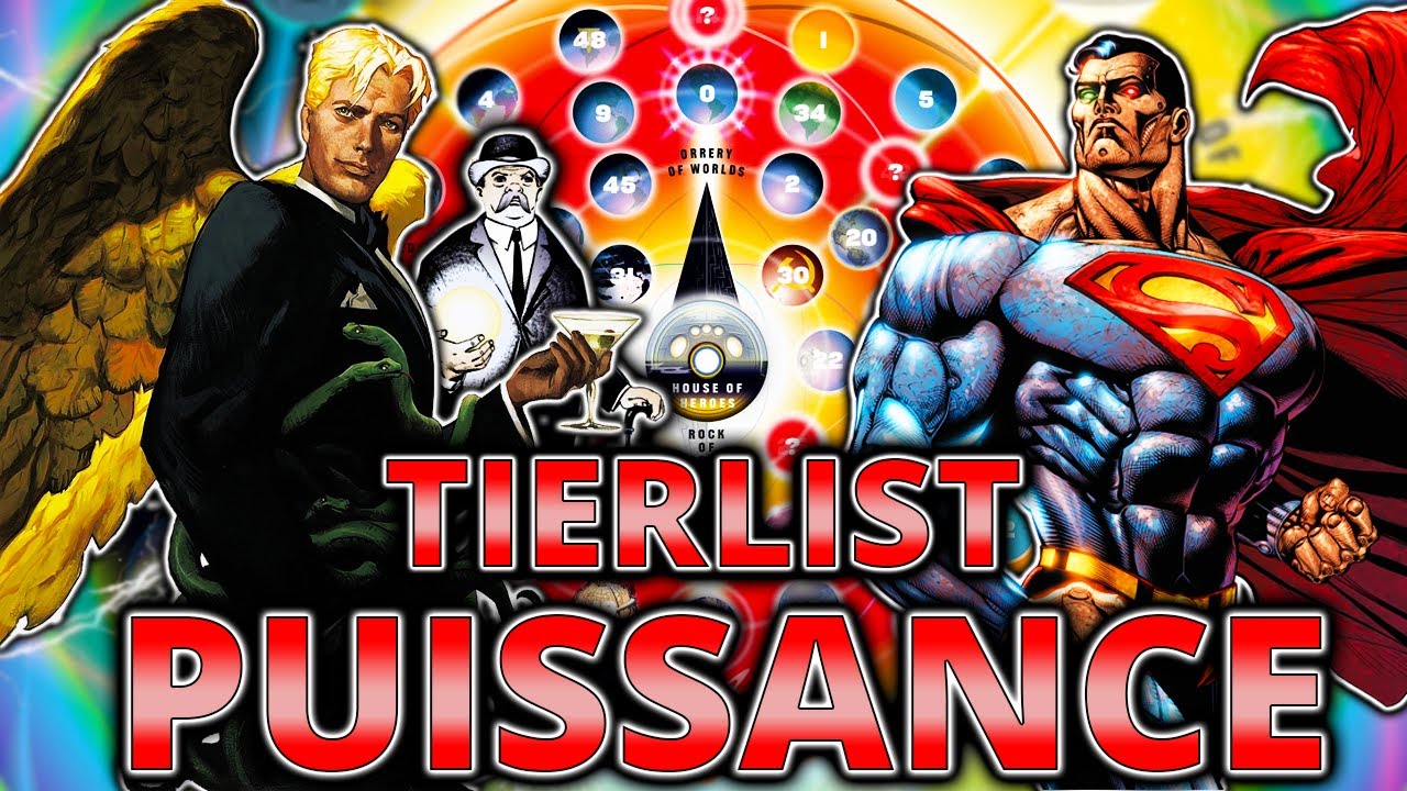 [TIERLIST] LES PERSONNAGES DC COMICS LES PLUS PUISSANTS ! (powerscaling ...