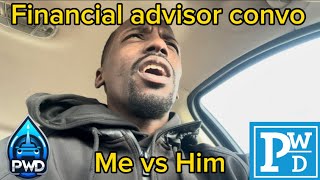 Business Advice : Me Vs Financial Adviser PART 1 😏 #dashinq #viral #business #shorts