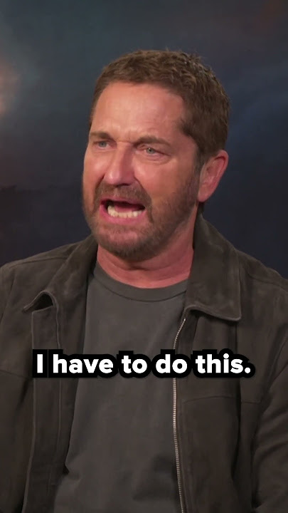 Gerard Butler Making His Mom Proud #howtotrainyourdragon