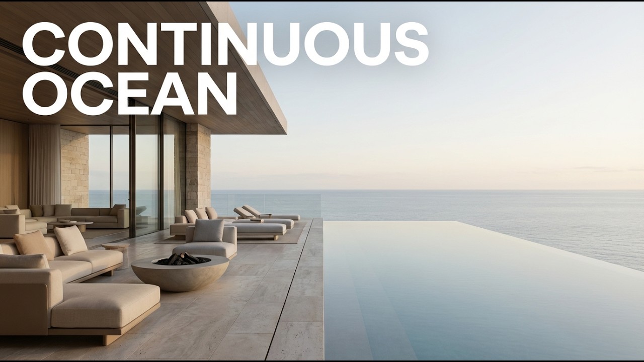 Continuous Ocean 🌊 Ambient Background Music for Focus, Relax & Calm (30 Minutes)