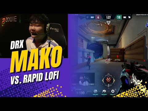 DRX MaKo's clean 4K against Rapid Lofi | SOOP Valorant League 2024