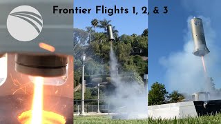 Frontier Thrust Vector Control Rocket | Flights 1, 2, & 3