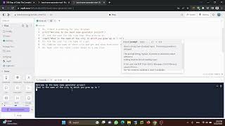 Python project: part 1