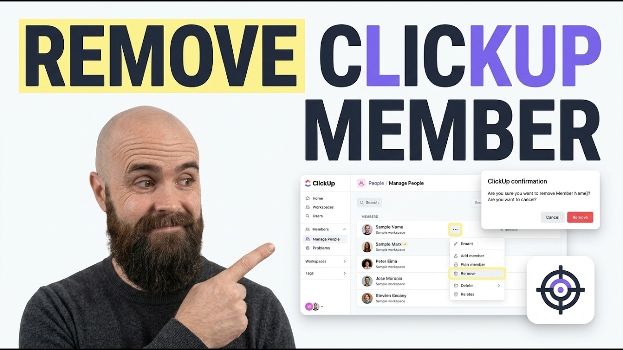 How to Remove a Member on ClickUp (Quick Guide) - YouTube