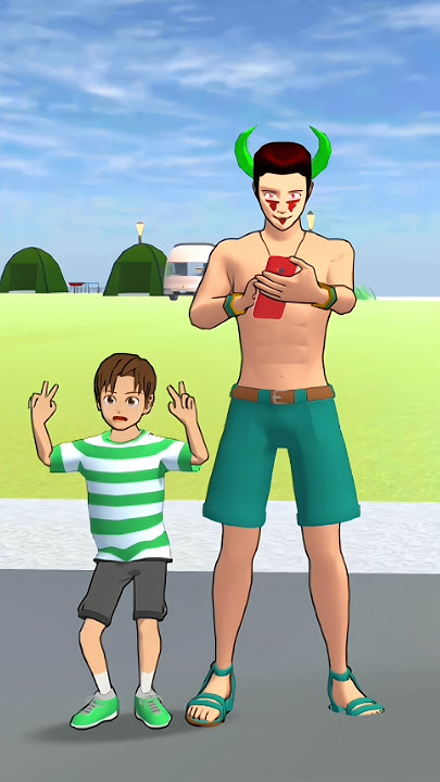 Bahkan hantu pun punya telepon seluler🤣😂#sakuraschoolsimulator#trendingshorts#