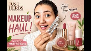 Just Herbs Haul Unboxing With @preityprerna | Make up & More.. 😍💄💋💅🏻