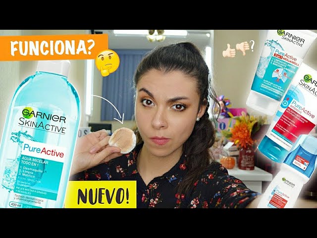 Agua Micelar Desmaquillante Piel Mixta a Grasa Pureactive Garnier