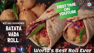 Batata Wada Roll Recipe | Complete Recipe in Hindi | 1st time on YouTube Resimi