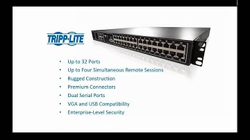 Tripp Lite NetCommander® Multi-User Cat5 IP KVM Switches