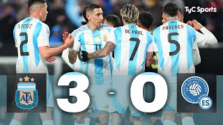 Argentina 3 - 0 El Salvador | GOLEADA DE LA SCALONETA EN FILADELFIA  |  Amistoso Internacional 2024