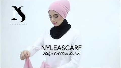 [Tutorial] Malya Chiffon Instant Shawl | AlmazHijabi.Com
