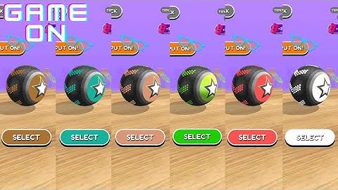 The insane Arrow ball of 6 different colors of Going Balls Android gameplay Walkthrough