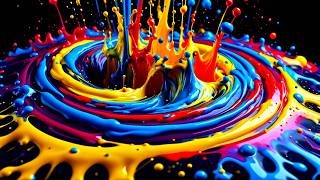 Liquid Abstract Background - 4K Screensaver Wallpaper: No Sound, Copyright Free, Satisfying Hypnotic