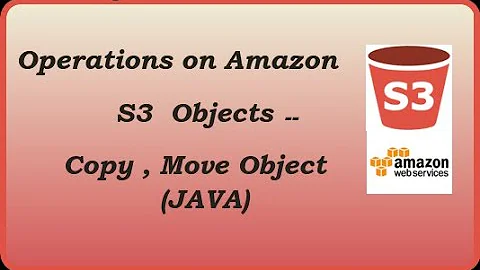 How to Copy or Move objects from AWS S3 bucket | Performing Operations on S3 Bucket | Java