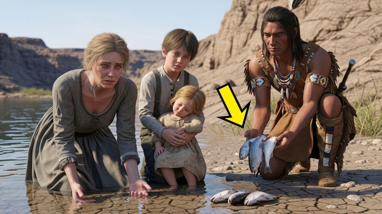 “NO COMEMOS HACE SIETE DÍAS”, SUSURRÓ LA VIUDA — EL GUERRERO APACHE LE DIO PECES… Y SU NOMBRE.