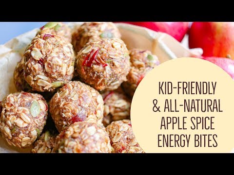 How to Make Kid-Friendly All-Natural Apple Spice Energy Bites