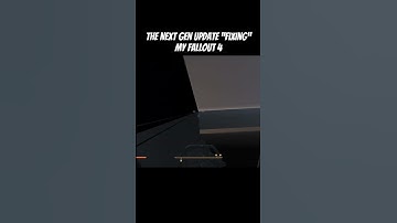 The next gen update “fixing” my fallout 4 #fallout #fallout4 #falloutmemes #shorts
