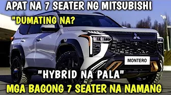 4 NEW 7 SEATER CAR NG MITSUBISHI NASA BANSA NA MGA MURANG HYBRID NA 7 SEATER NASA PINAS NA!!!