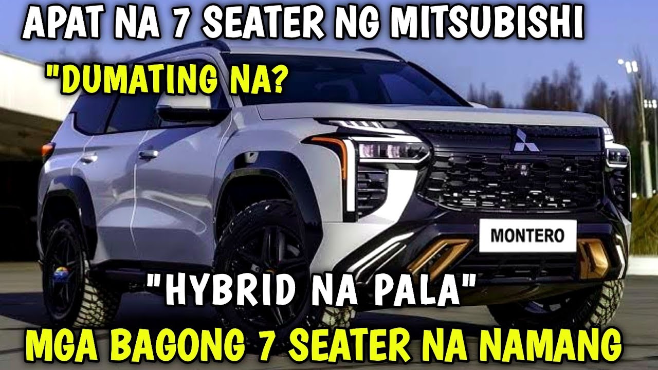 4 NEW 7 SEATER CAR NG MITSUBISHI NASA BANSA NA MGA MURANG HYBRID NA 7 SEATER NASA PINAS NA!!!