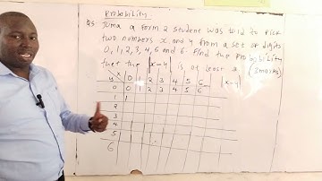 KCSE 2025 REVISION FORM 3 MATHEMATICS PROBABILITY  BY MWALIMU IGNATIUS WAHOME