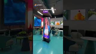 UHLED poster LED display is suitable for your exhibition or lobby, pop-up store! #leddisplay #led