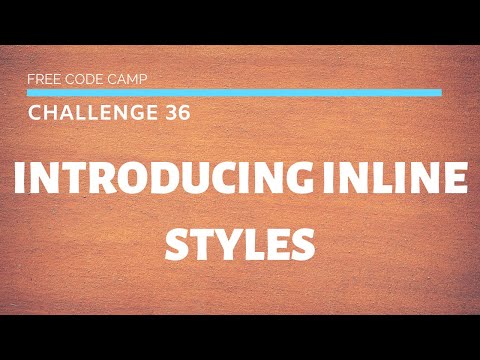 Free Code Camp - Introducing Inline Styles - SOLUTION !!!